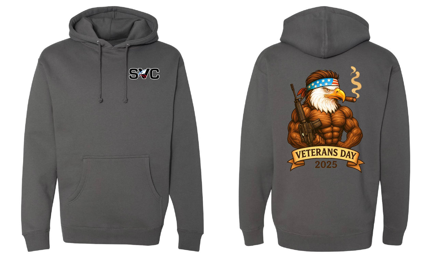 Shoreline Veterans - Veterans Eagle Hooded Sweatshirt