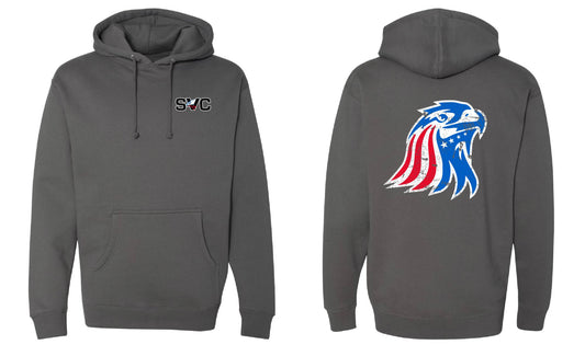 Shoreline Veterans - Eagle Flag Hooded Sweatshirt