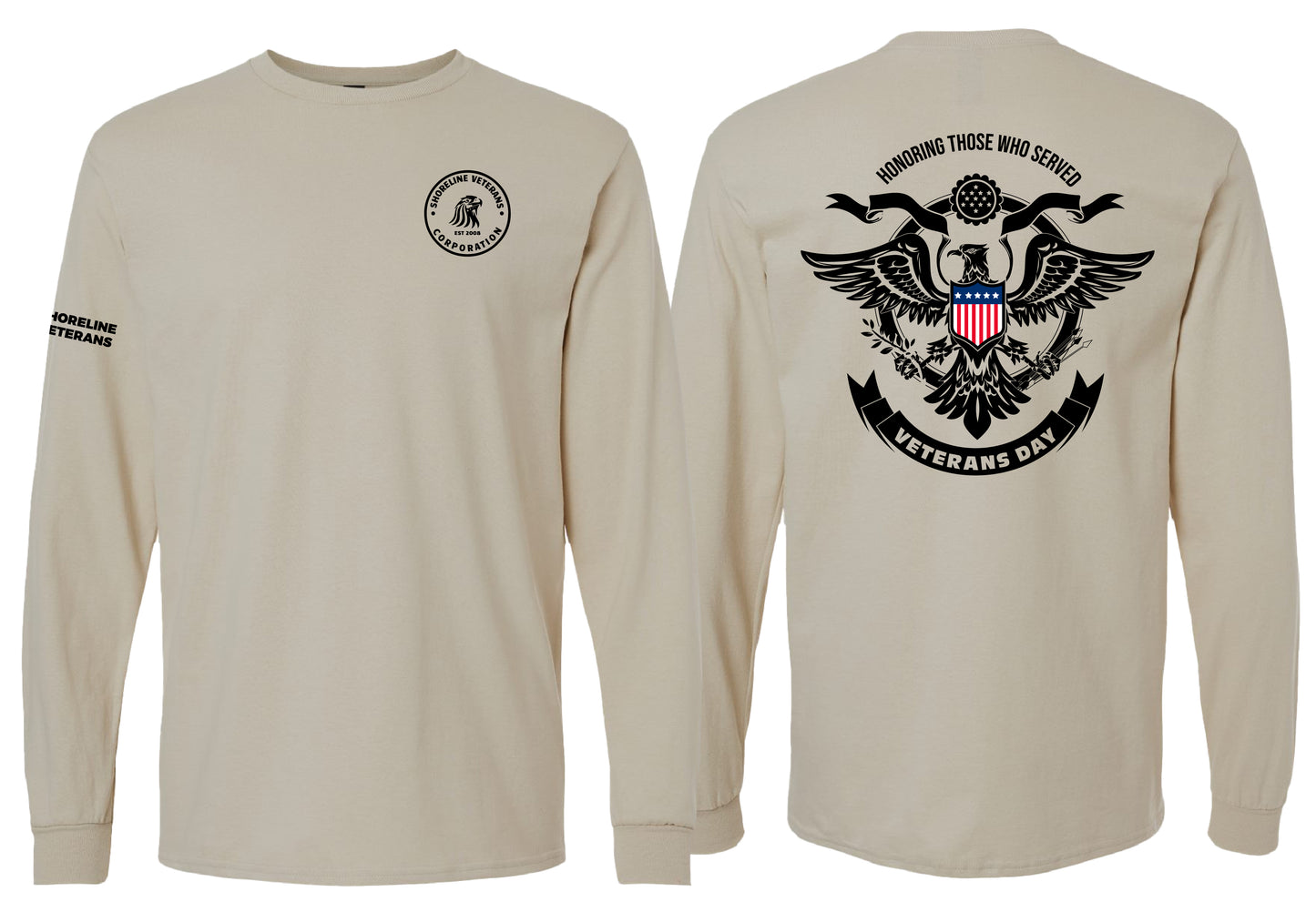 Shoreline Veterans - Ultra Cotton® Long Sleeve T-Shirt