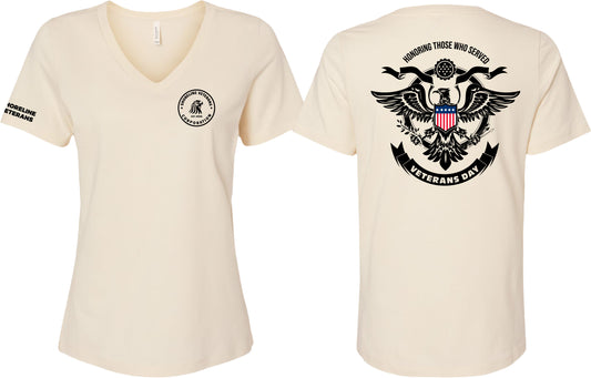 Shoreline Veterans - Women’s Relaxed Jersey V-Neck Tee